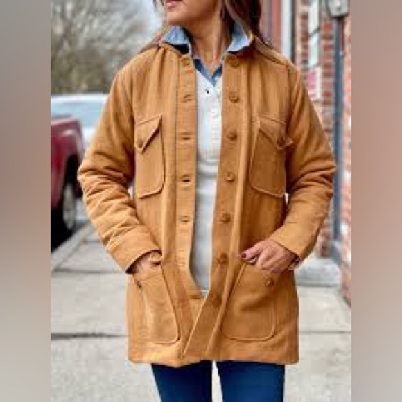 Mutual Weave Jackets & Blazers - NWT Mutual Weave 100% Cotton Button/Zip Up Shacket With Multiple Pockets